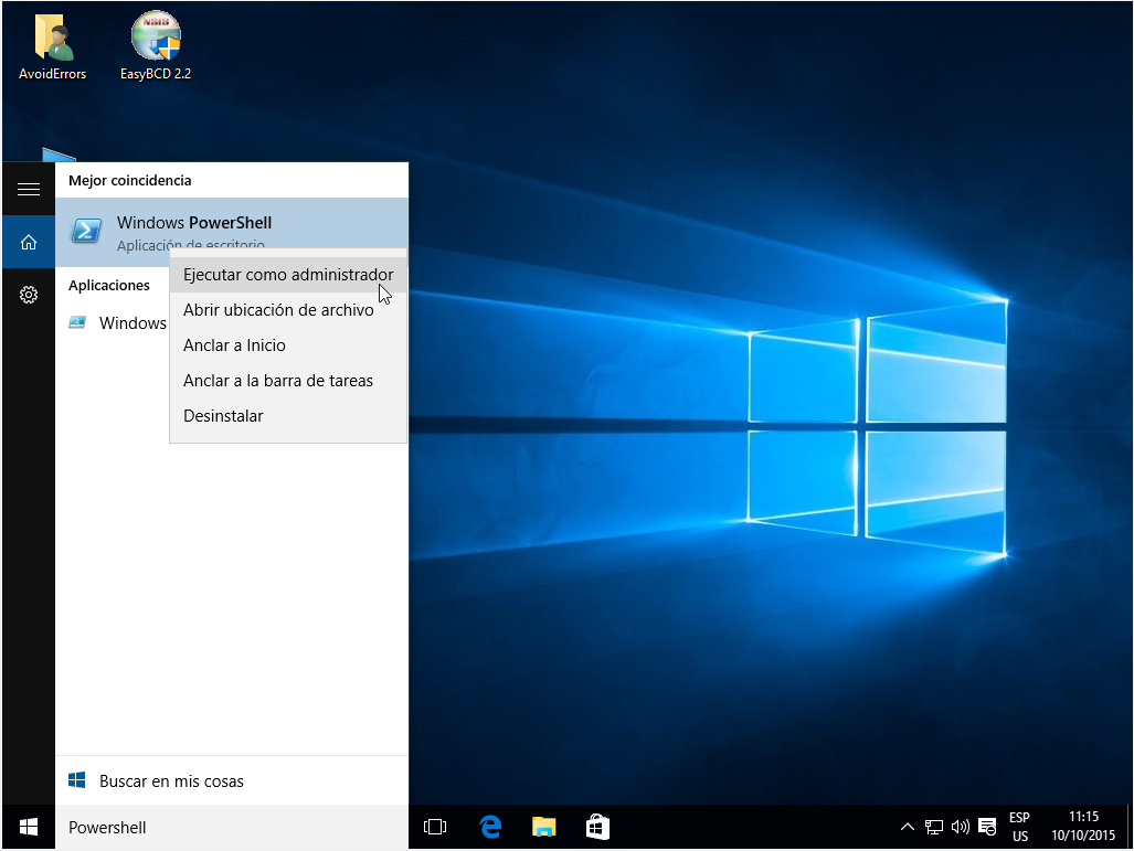 eliminar las aplicaciones preinstaladas en Windows 10